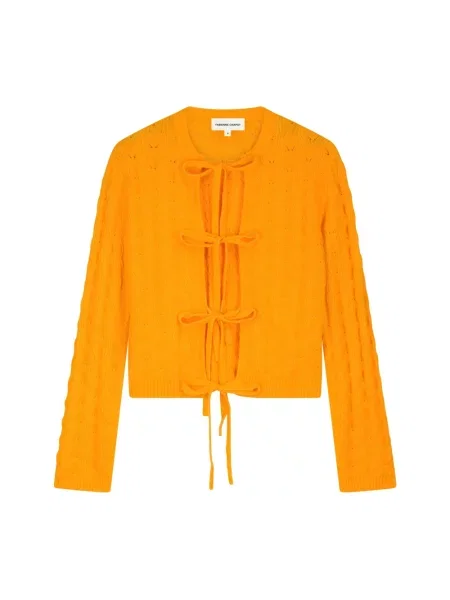 Kardigan Fabienne Chapot pomarańczowy