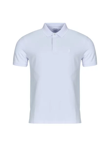 Polo majica Polo Ralph Lauren s kratkimi rokavi z mrežo modra