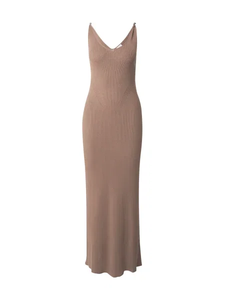 ABOUT YOU x Toni Garrn Rochie tricotat Irene taupe gri