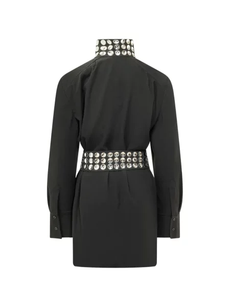 Cu centură rochie mini Iro negru