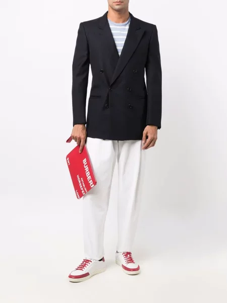 Dvouřadé sako Pierre Cardin Pre-owned modré