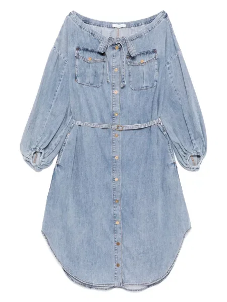 Tunică Zimmermann până la genunchi albastru