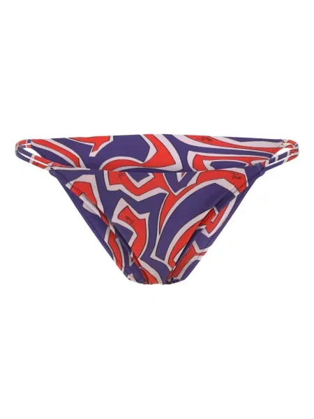 Bikini Pucci cu imagine cu imprimeu geometric violet