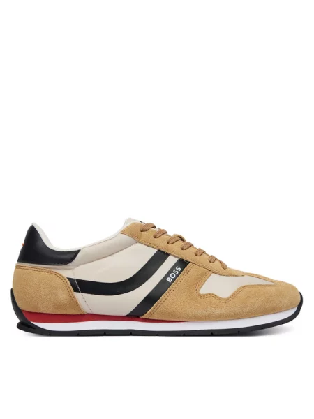 Sneakersy BOSS beżowe