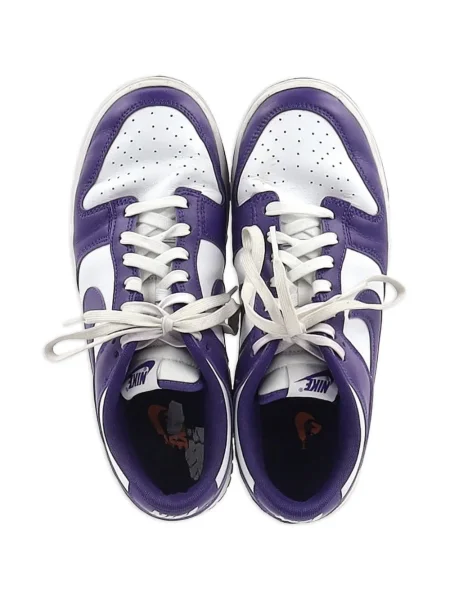 Iš natūralios odos retro stiliaus sportbačiai Nike Vintage violetinė
