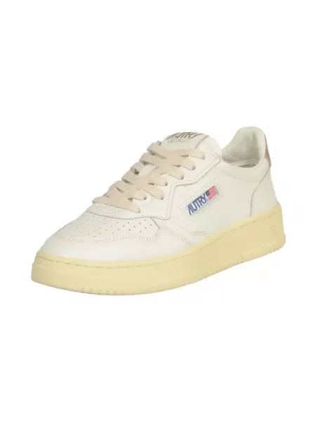 AUTRY sneakersy skórzane Medalist Low białe