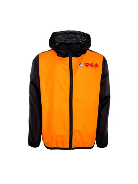 Kurtka Comme Des Garcons Play pomarańczowa