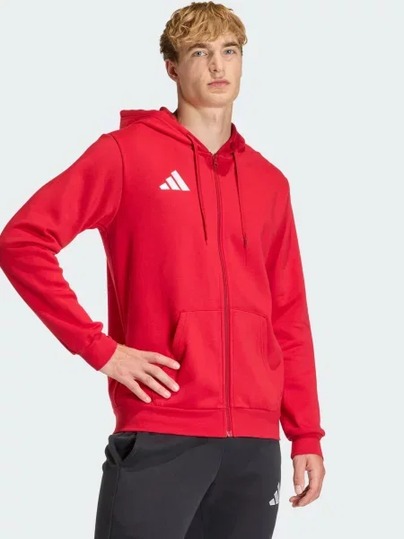 ADIDAS PERFORMANCE Športová mikina so krvavo červená