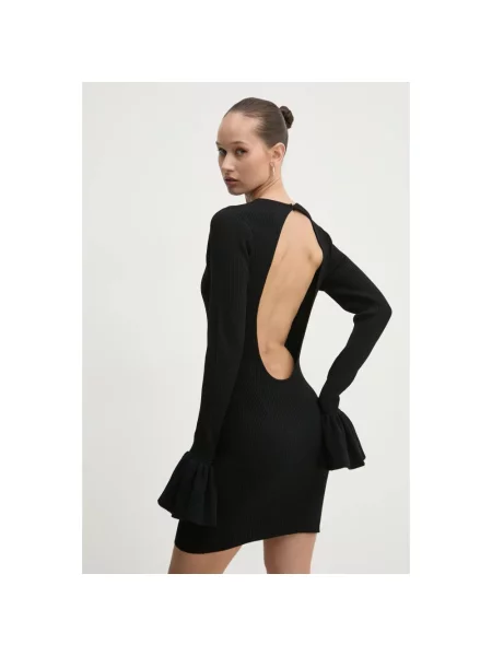 Rotate sukienka mini dopasowana czarny