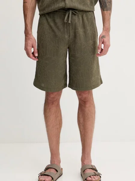 Guess Trenirka kratke hlače zelena