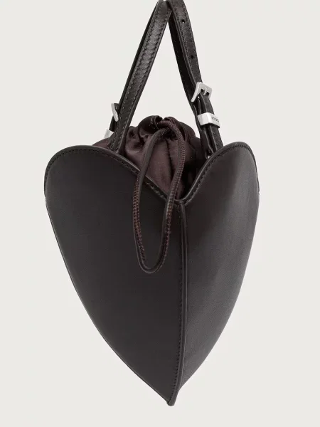 Rotate torebka crossbody skórzana brązowa