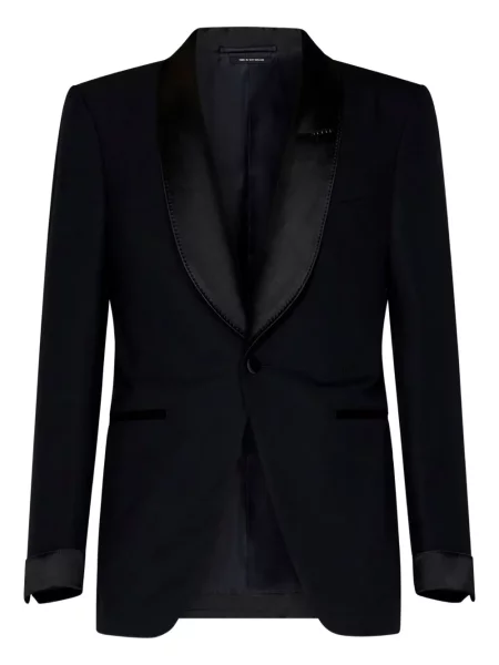 Costum Tom Ford de lână de costum negru