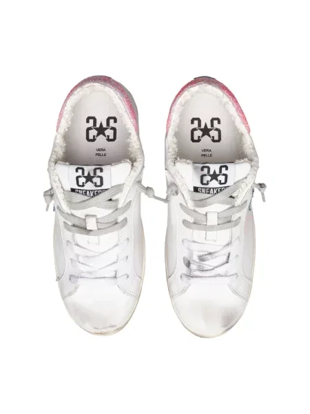 Sneakersy 2star skórzane białe