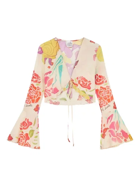 Cropp bluză Donde Esteban cu model floral cu imagine