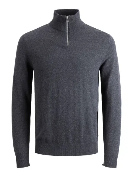 JACK & JONES Pulover JJEEmil metalic gri