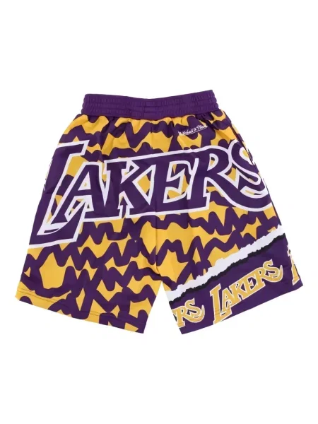 Σορτς Mitchell & Ness κίτρινο