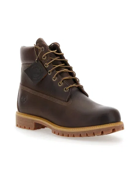 Botki Timberland skórzane wodoszczelne brązowe