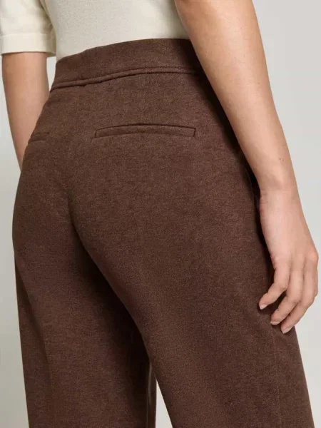 Spodnie materiałowe o kroju bootcut z dodatkiem Christian Berg Woman