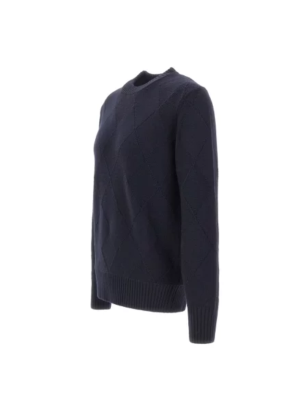 Sweter Kangra wełniany niebieski