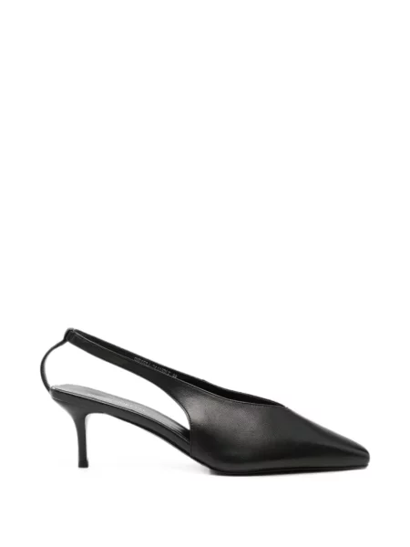 Pantofi cu toc Sergio Moretti Firenze slingback negru