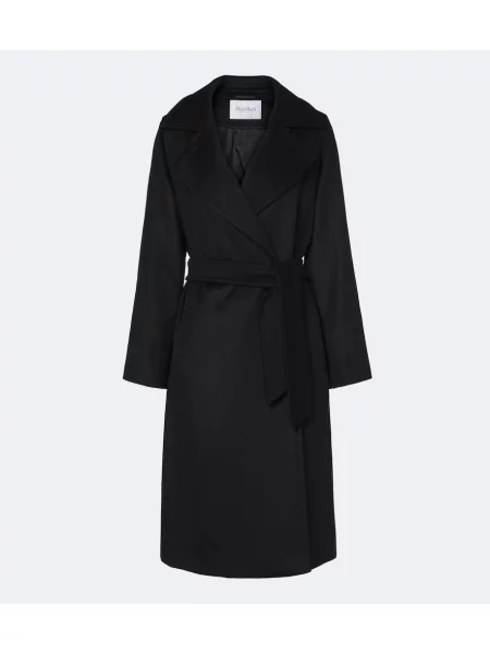 Palton Max Mara de lână plic negru
