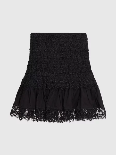 Спідниця Fleur з мереживом Charo Ruiz чорна