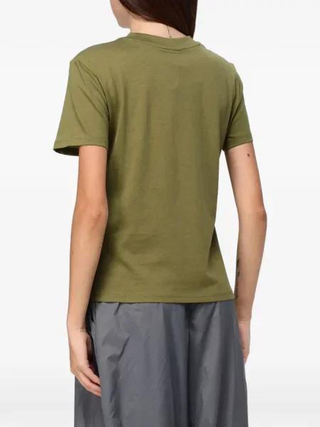 Tričko Emporio Armani s flitry zelené