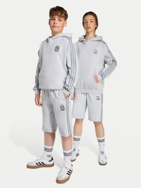 Adidas Спортни шорти Minecraft сив