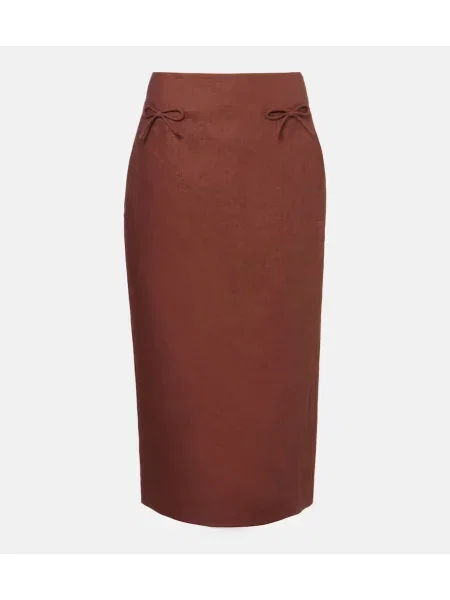 Fustă tip creion Posse de in maro