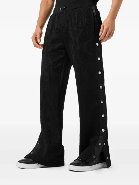 Jacquard hlače Philipp Plein crna