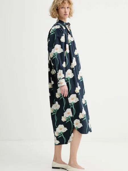 Kenzo rochie oversized cu amestec de mătase