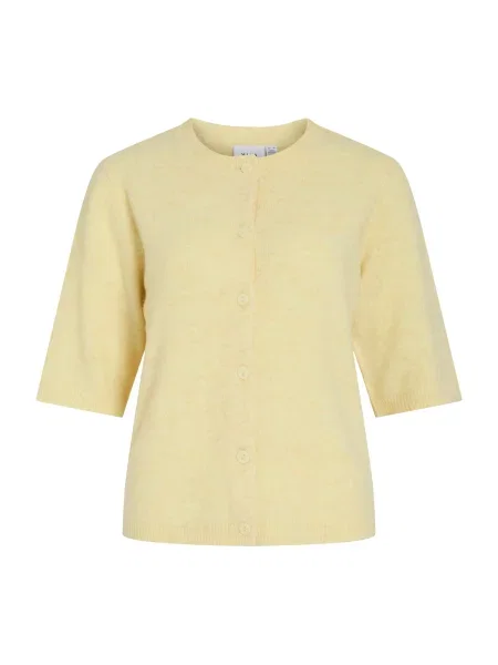 VILA Geacă tricotată VILiga pastel galben