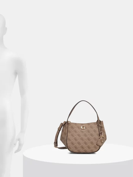 Кожаная сумка через плечо Guess