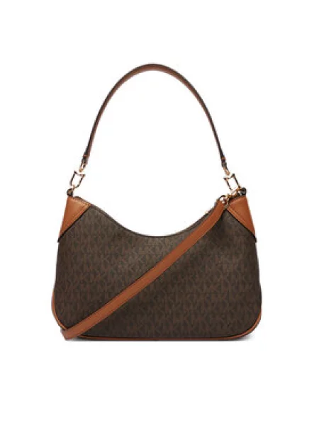 MICHAEL Michael Kors Torba za čez ramo / konjak / črna rjava