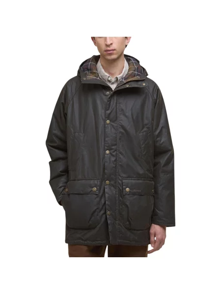 Geacă parka Barbour verde