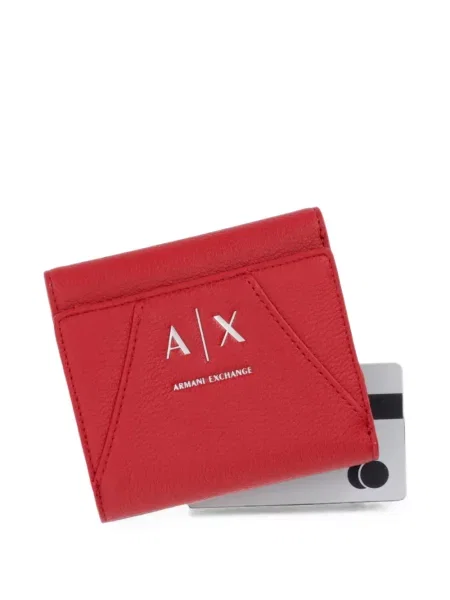 Portofel Armani Exchange cu autograf roșu