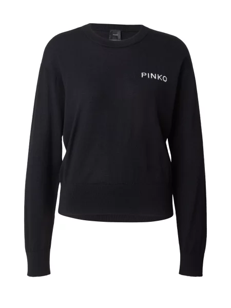 PINKO Pulover MARTINICA negru alb