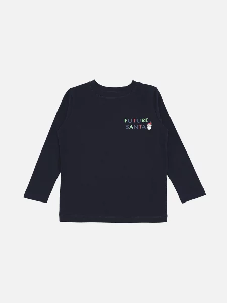 Дитячий Лонгслів YUKI темно-синій синій