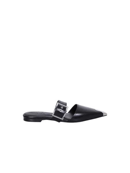 Klapki Alexander Mcqueen czarne