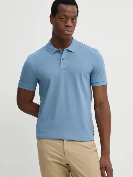 BOSS polo tričko Pallas modré
