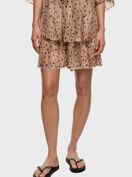 Шорти Bimba Y Lola в горошок бежеві