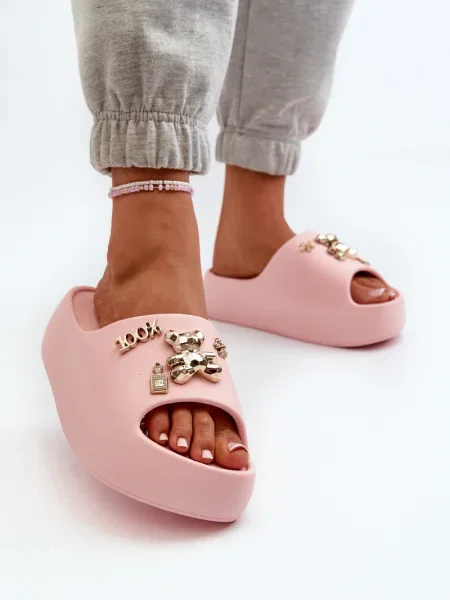 Papuci de casă Kesi roz