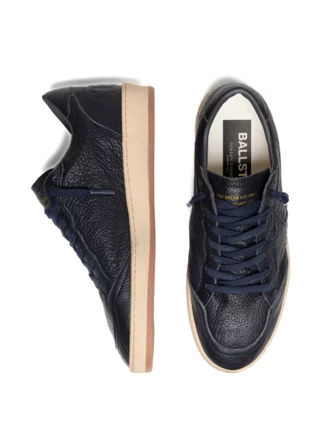 Bőr sneaker Golden Goose kék