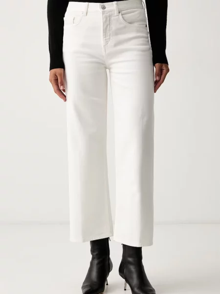 Seventy Venezia blugi straight pentru femei alb