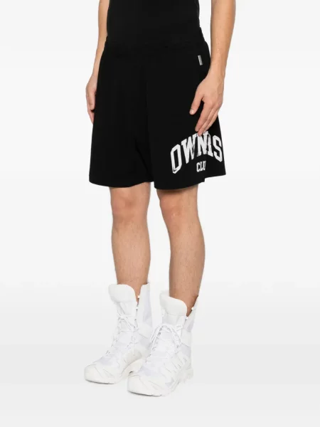 Pantaloni scurți Represent cu imagine negru