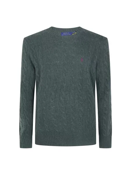 Sweter Polo Ralph Lauren z długim rękawem zielony