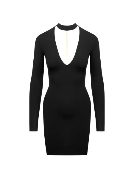 Rochie fără spate Maison Close cu spatele deschis de costum negru