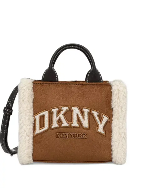 Чанта Dkny кафяво