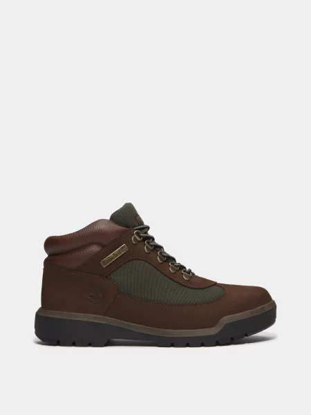 Ботинки Timberland из нубука коричневые