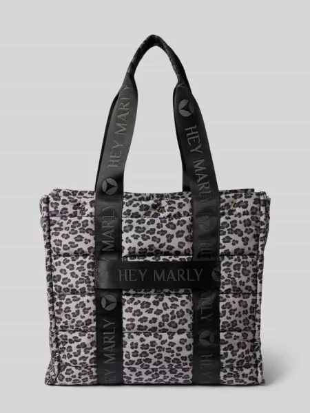 Torba shopper z nadruk z logo model Best Buddy' Hey Marly